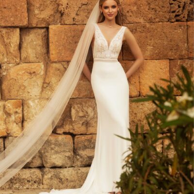 vestido de novia madrid elegante