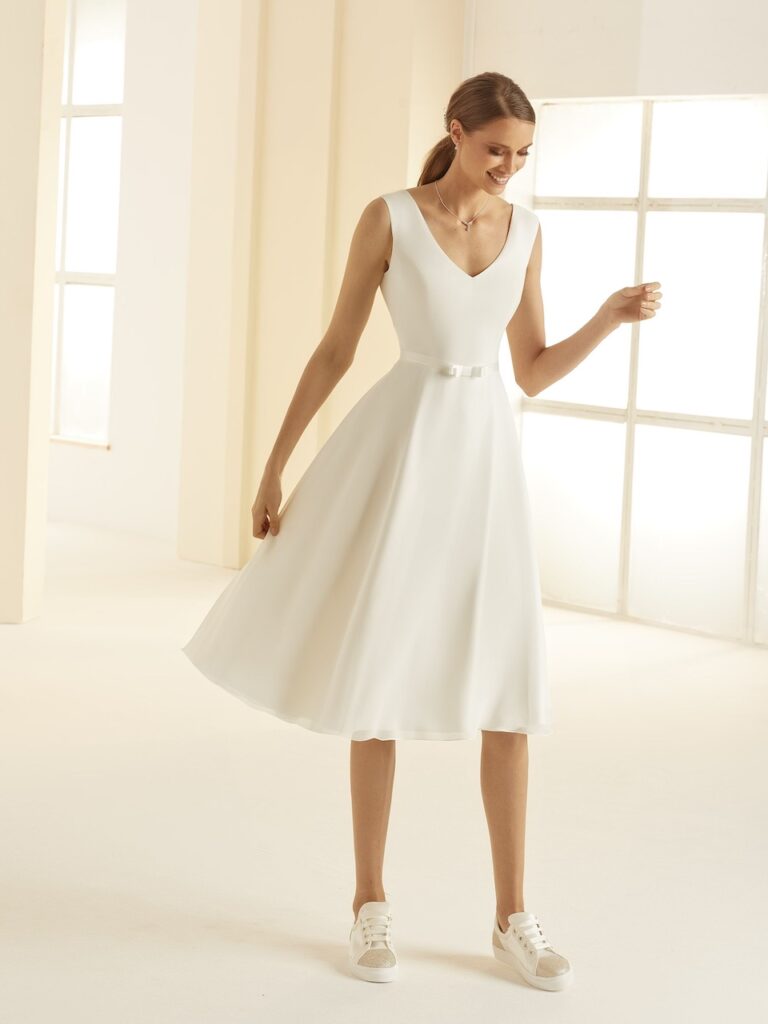 vestido de novia corto