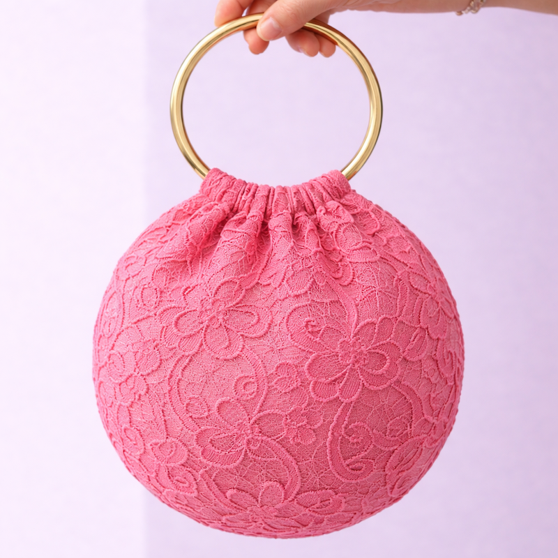 bolso de fiesta para invitada modelo Bombón